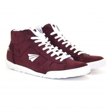 Be Free - veganer Sneaker High-Cut Bordo