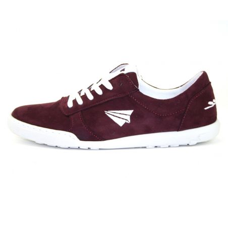 Be Free - veganer Sneaker Low-Cut Dark Bordo