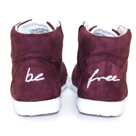 Be Free - veganer Sneaker High-Cut Bordo