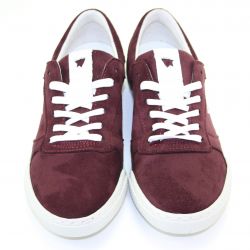 Be Free - veganer Sneaker Low-Cut Dark Bordo