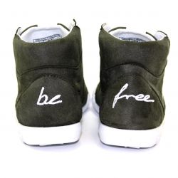 Be Free - veganer Sneaker High-Cut Khaki