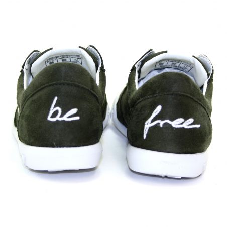Be Free - veganer Sneaker Low-Cut Khaki