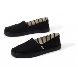 Vegane Schuhe von Toms - Black Cupsole Alpargata