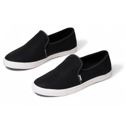 Toms - Clemente Black/White, vegane Slipper